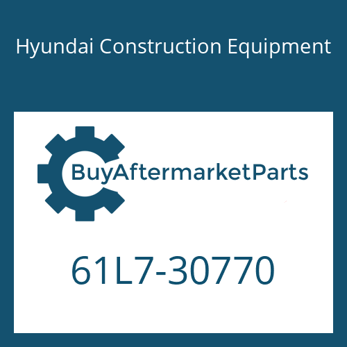 61L7-30770 Hyundai Construction Equipment PIN-JOINT