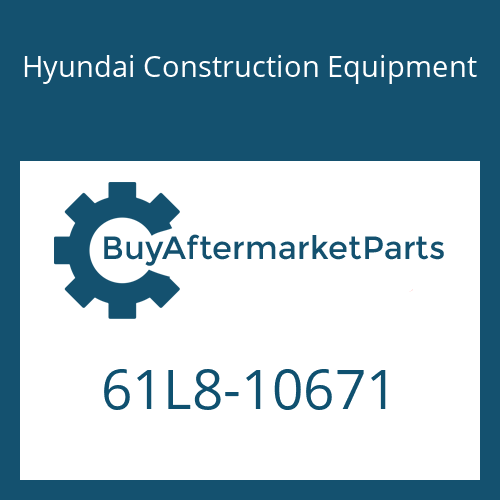 61L8-10671 Hyundai Construction Equipment PIN-JOINT