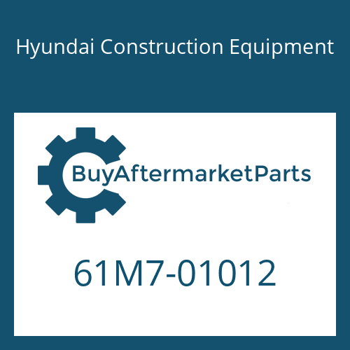 61M7-01012 Hyundai Construction Equipment PIN
