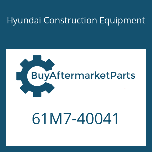 61M7-40041 Hyundai Construction Equipment PIN-JOINT
