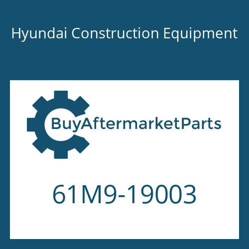 61M9-19003 Hyundai Construction Equipment BOOM ASSY-3.0M