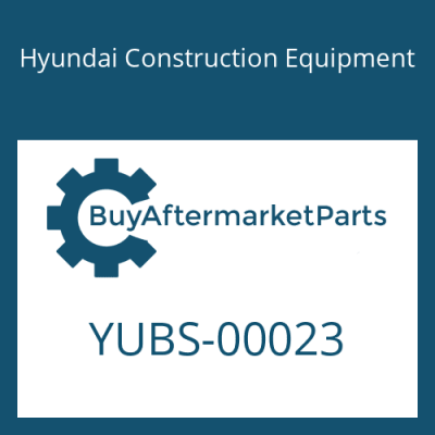 YUBS-00023 Hyundai Construction Equipment O-RING