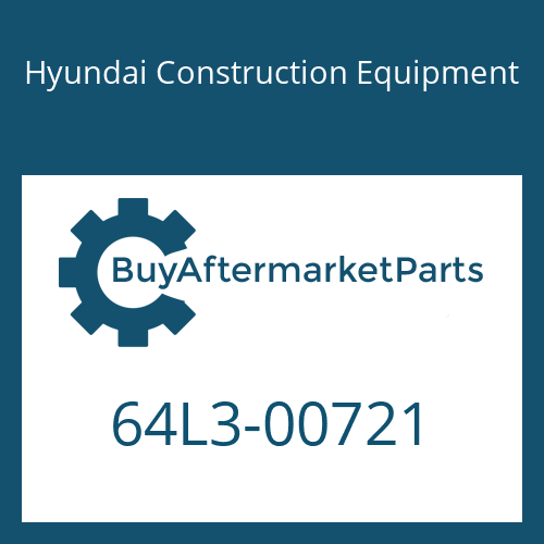 64L3-00721 Hyundai Construction Equipment CUTTINGEDGE-SD