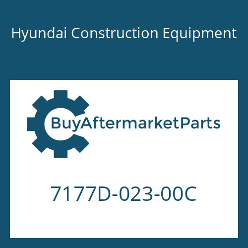 7177D-023-00C Hyundai Construction Equipment SEAL KIT