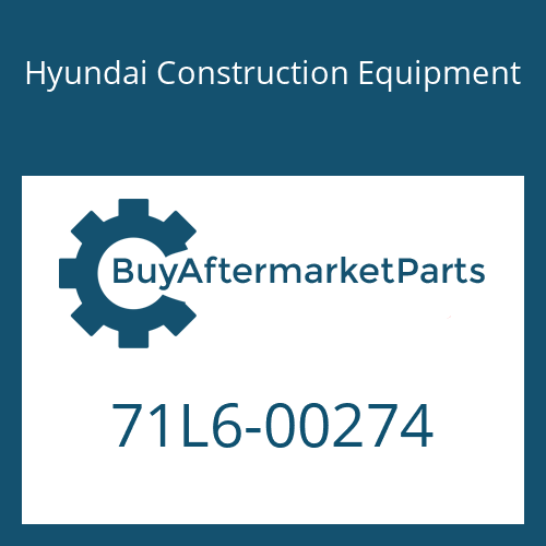 71L6-00274 Hyundai Construction Equipment SUPPORT-REAR