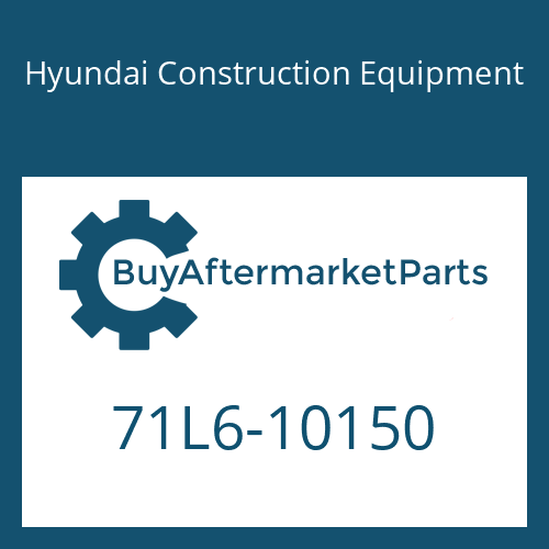 71L6-10150 Hyundai Construction Equipment PAD -RUBBER