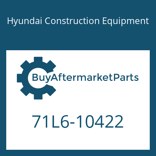 71L6-10422 Hyundai Construction Equipment BASE ASSY