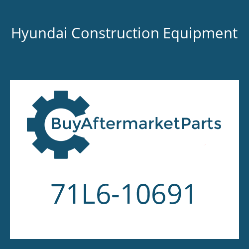 71L6-10691 Hyundai Construction Equipment PLATE ASSY-BOTTOM