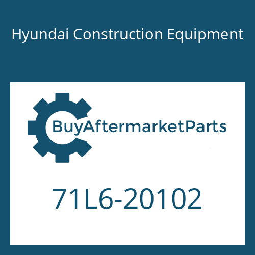 71L6-20102 Hyundai Construction Equipment FENDER-FR RH