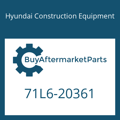71L6-20361 Hyundai Construction Equipment LADDER-REAR