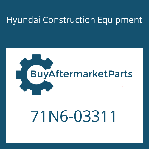 71N6-03311 Hyundai Construction Equipment HOLDER