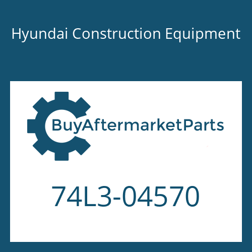 74L3-04570 Hyundai Construction Equipment BRACKET