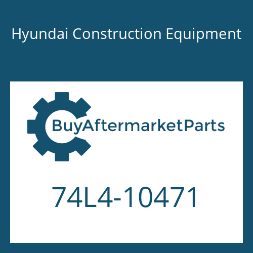 74L4-10471 Hyundai Construction Equipment BAR