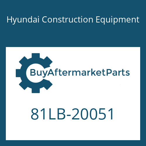 81LB-20051 Hyundai Construction Equipment SUPPORT-REAR