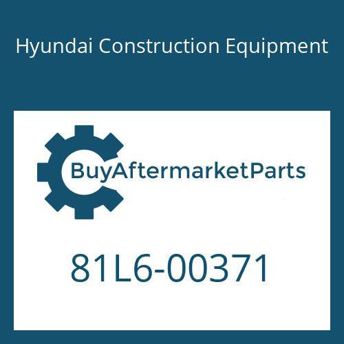 81L6-00371 Hyundai Construction Equipment PIPE ASSY-HYD