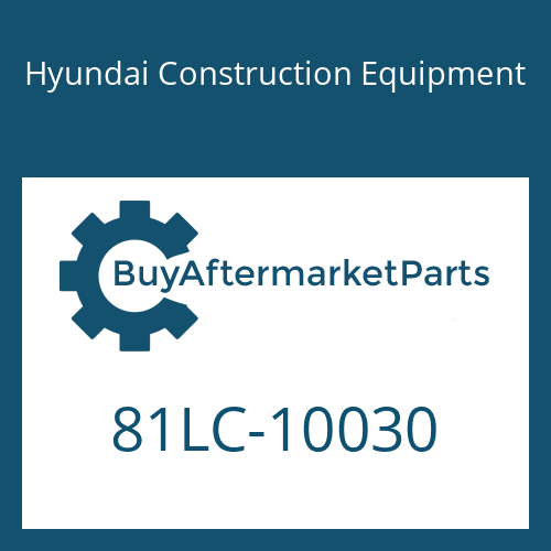 81LC-10030 Hyundai Construction Equipment NUT-SQUARE