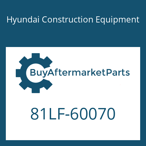 81LF-60070 Hyundai Construction Equipment T/M&T/C ASSY