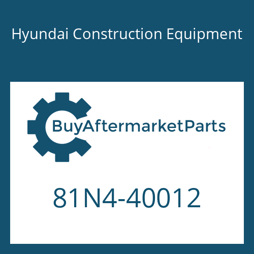 81N4-40012 Hyundai Construction Equipment AXLE ASSY-FRONT