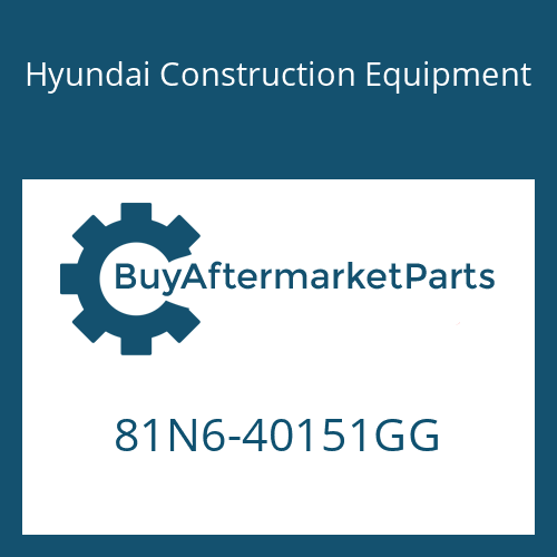 81N6-40151GG Hyundai Construction Equipment SUPPORT