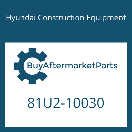81U2-10030 Hyundai Construction Equipment PIN-PIVOT
