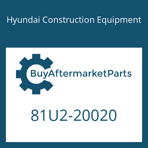81U2-20020 Hyundai Construction Equipment PLATE-MOUNT