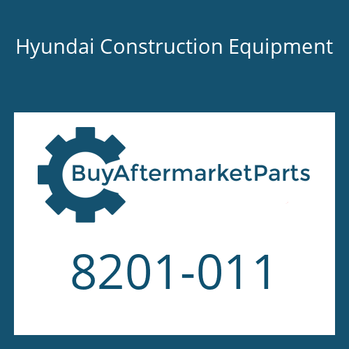 8201-011 Hyundai Construction Equipment O-RING