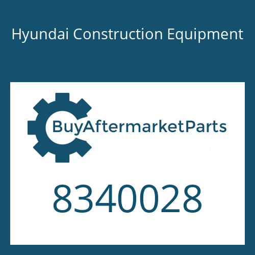 8340028 Hyundai Construction Equipment JOINT-BALL