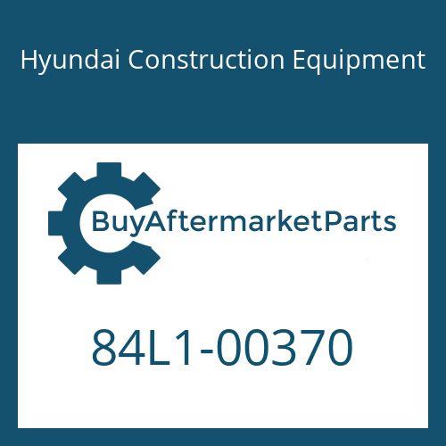 84L1-00370 Hyundai Construction Equipment FITTING