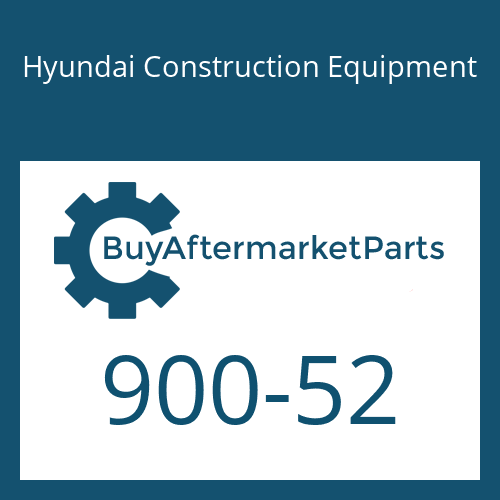 900-52 Hyundai Construction Equipment PLUG
