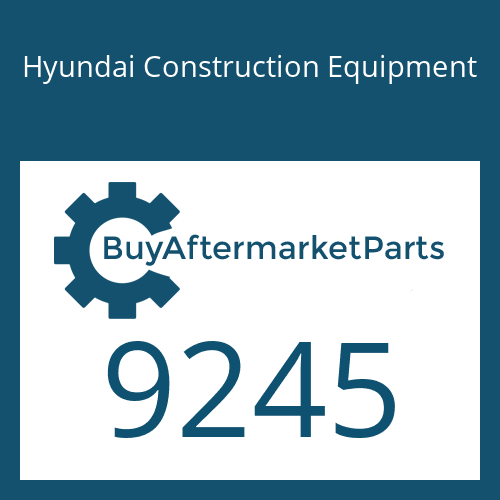 9245 Hyundai Construction Equipment SPACER