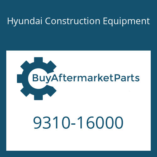 9310-16000 Hyundai Construction Equipment WASHER-SPRING