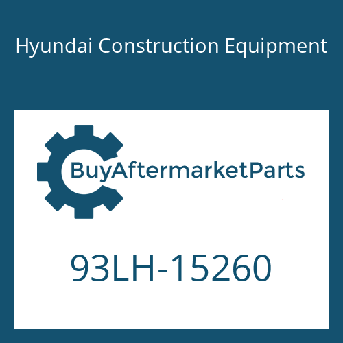 93LH-15260 Hyundai Construction Equipment DECAL-SUPPORT FRONT/RH