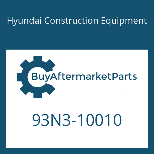 93N3-10010 Hyundai Construction Equipment DECAL-MODEL NAME