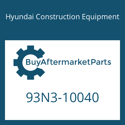 93N3-10040 Hyundai Construction Equipment DECAL-MODEL NAME