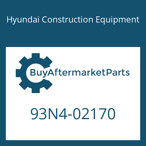 93N4-02170 Hyundai Construction Equipment DECAL-LIFT CHART