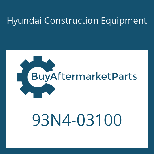 93N4-03100 Hyundai Construction Equipment DECAL KIT-LIFT CHART