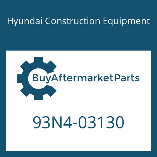 93N4-03130 Hyundai Construction Equipment DECAL-LIFT CHART