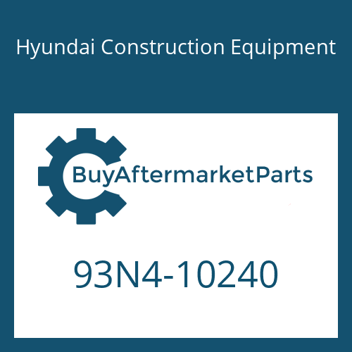 93N4-10240 Hyundai Construction Equipment MODEL NAME-RH/REAR