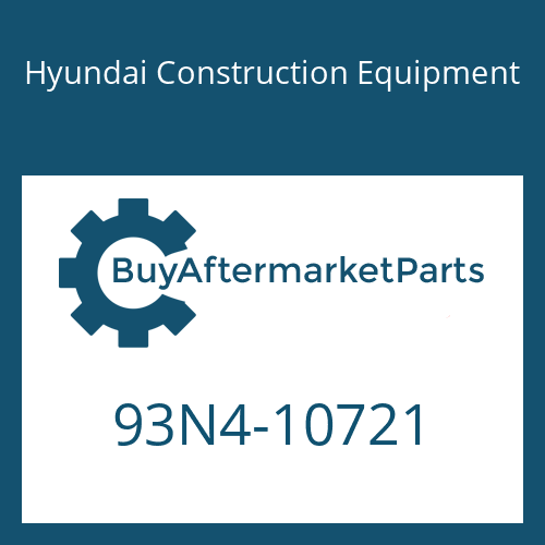 93N4-10721 Hyundai Construction Equipment DECAL-SVC INSTRUCTION