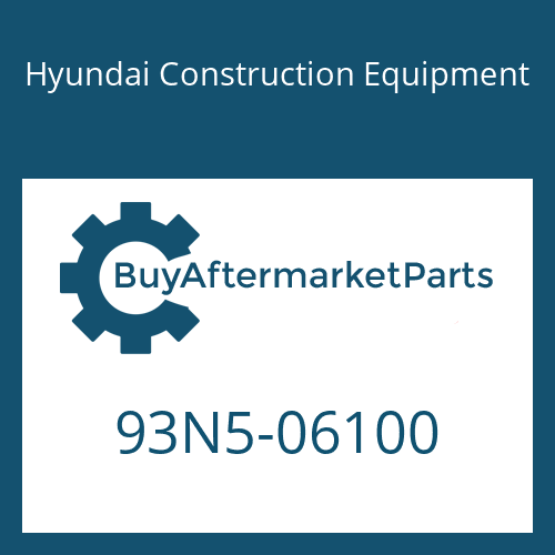93N5-06100 Hyundai Construction Equipment DECAL KIT-LIFT CHART