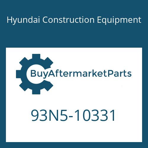 93N5-10331 Hyundai Construction Equipment DECAL-MODEL NAME