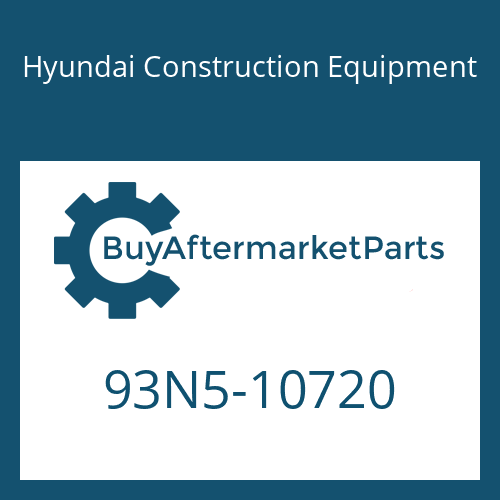 93N5-10720 Hyundai Construction Equipment DECAL-SERVICE INSTRUCTION