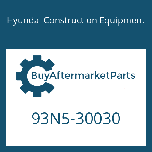 93N5-30030 Hyundai Construction Equipment CATALOG-PARTS