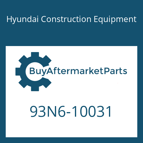 93N6-10031 Hyundai Construction Equipment DECAL-MODEL NAME