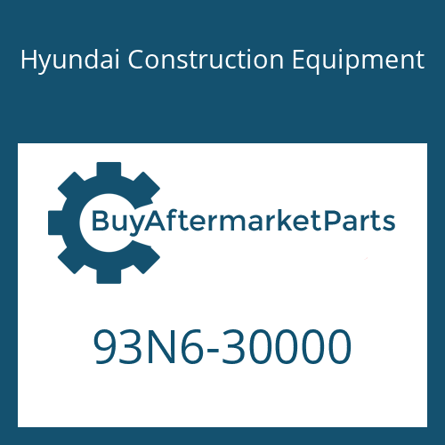93N6-30000 Hyundai Construction Equipment PARTS MANUAL