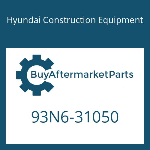 93N6-31050 Hyundai Construction Equipment MANUAL-SERVICE