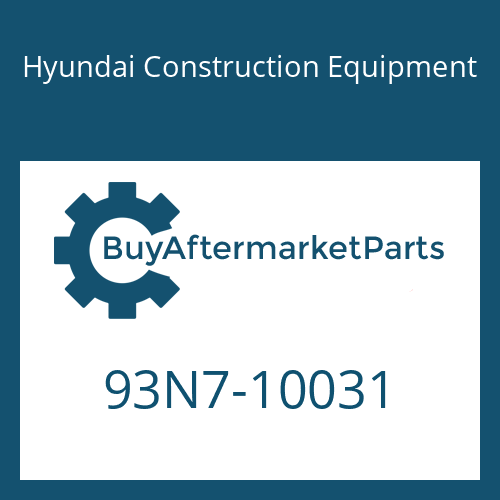 93N7-10031 Hyundai Construction Equipment DECAL-MODEL NAME