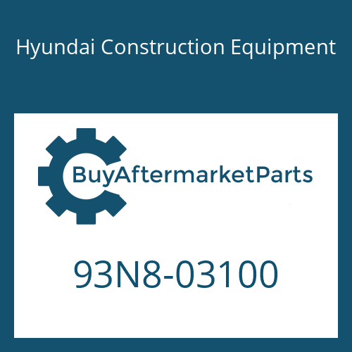 93N8-03100 Hyundai Construction Equipment DECAL KIT-LIFT CHART
