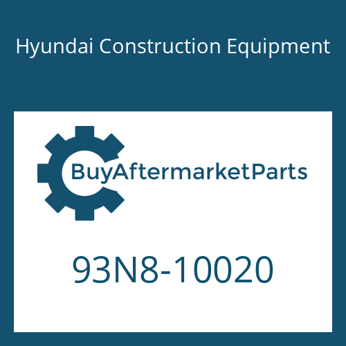 93N8-10020 Hyundai Construction Equipment DECAL-MODEL NAME RH