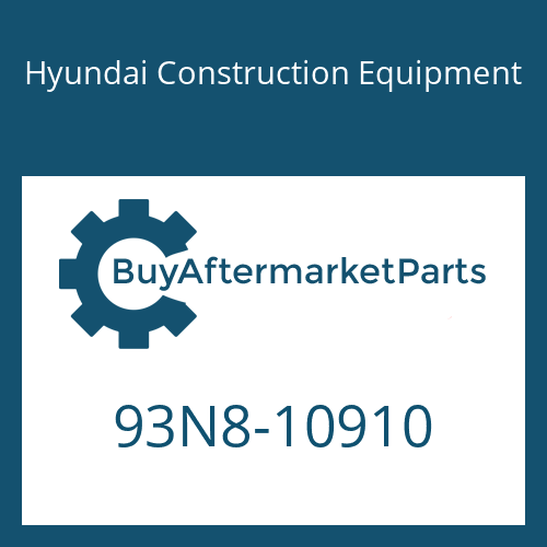 93N8-10910 Hyundai Construction Equipment DECAL-INSTRUCTION